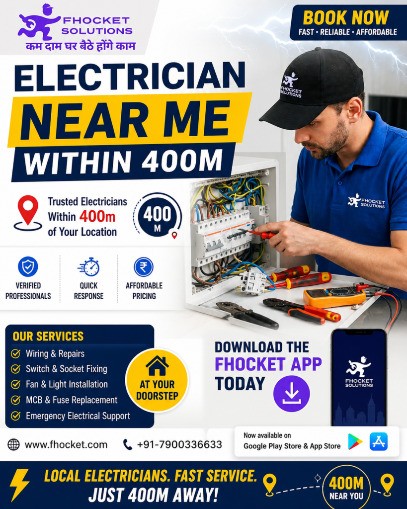 Electrician near me within 400m 