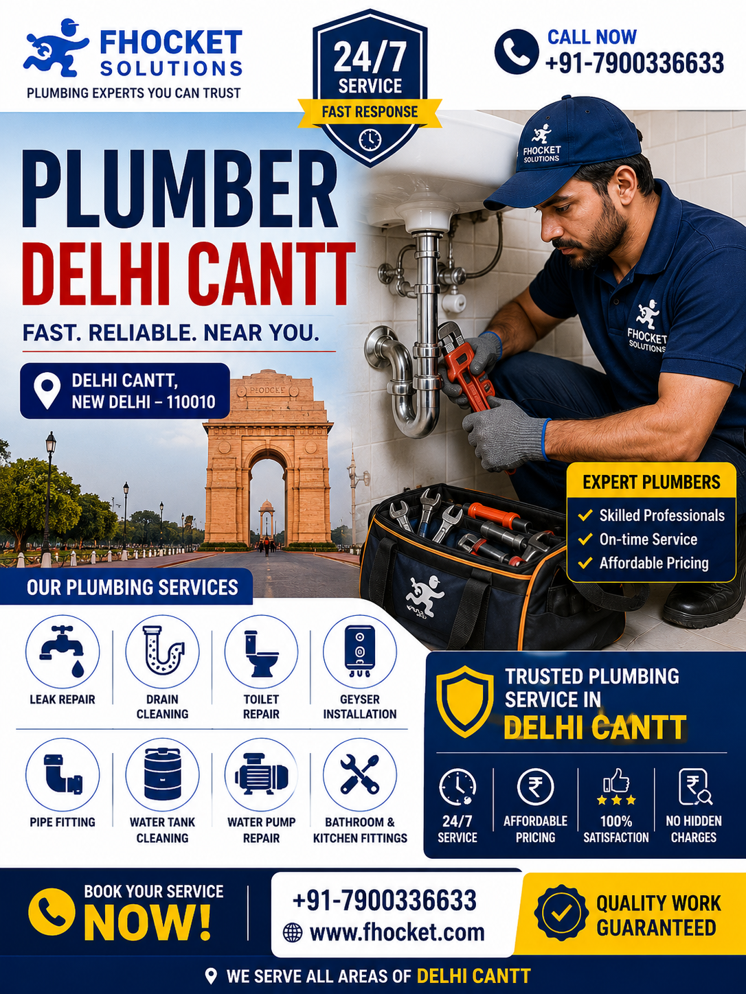 Plumber Delhi Cantt