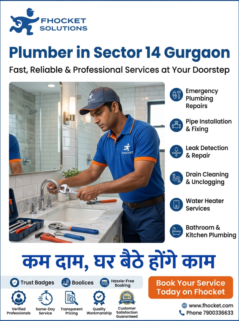 Plumber in Sector 14 Gurgaon