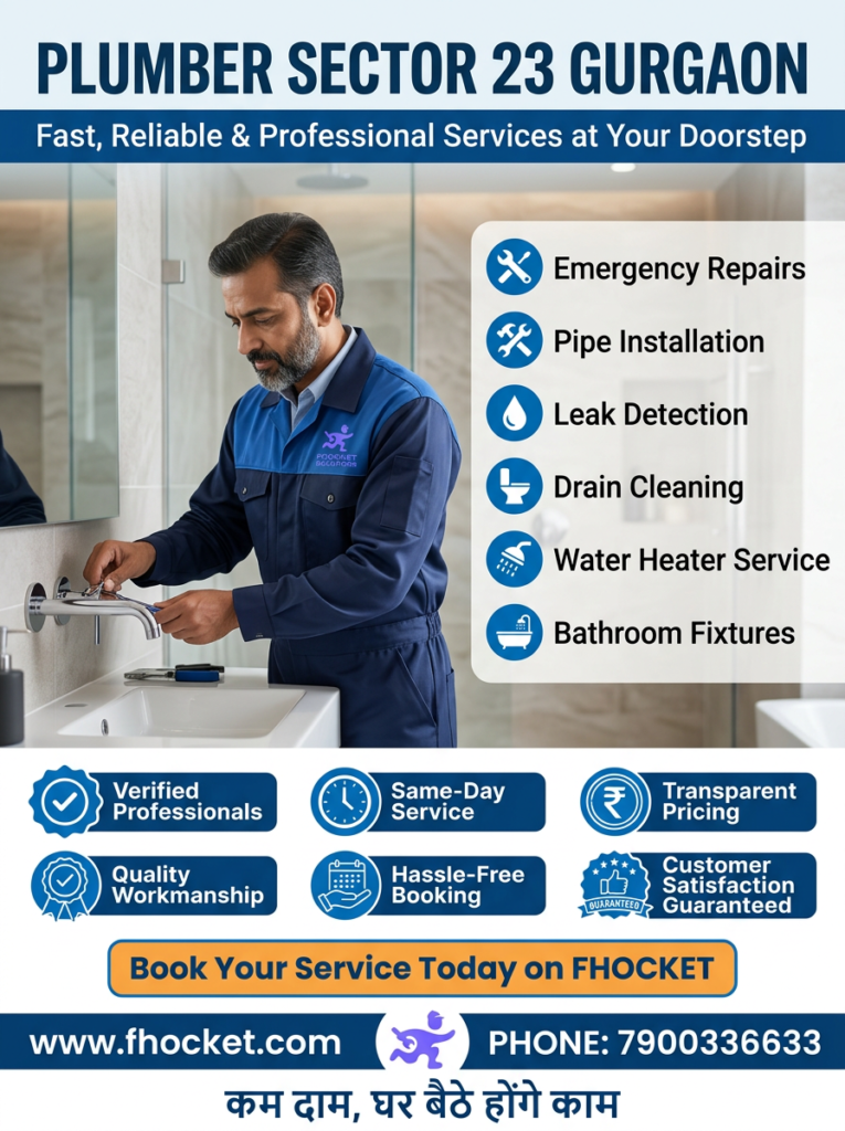 Plumber Sector 31 Gurgaon