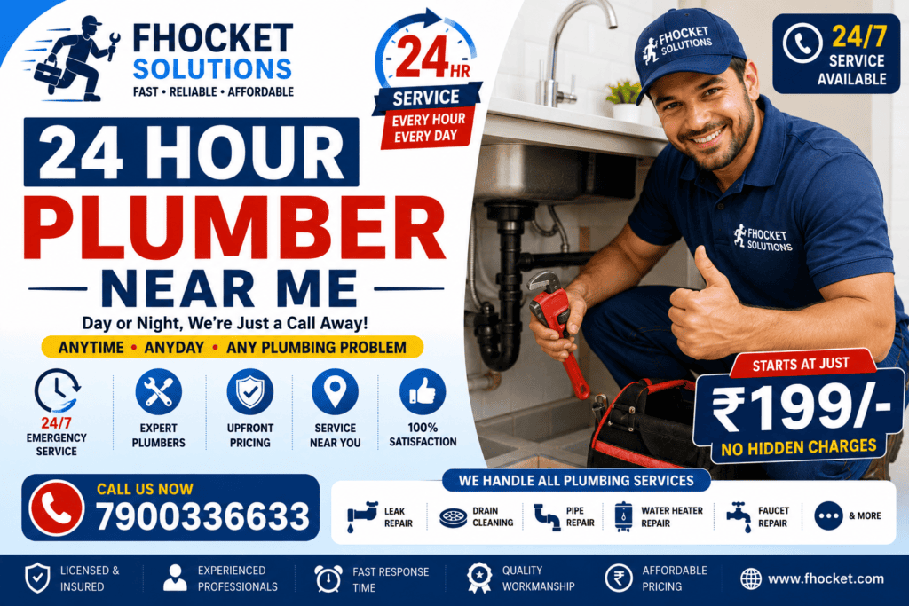 24 Hour Plumber Near Me