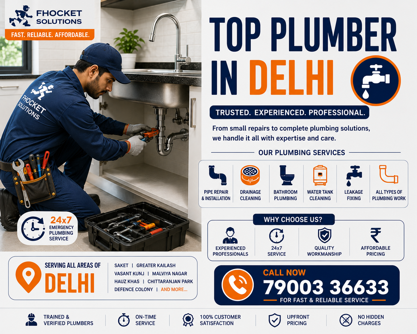 Top Plumber in Delhi