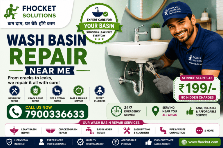 Wash Basin Repair Near Me