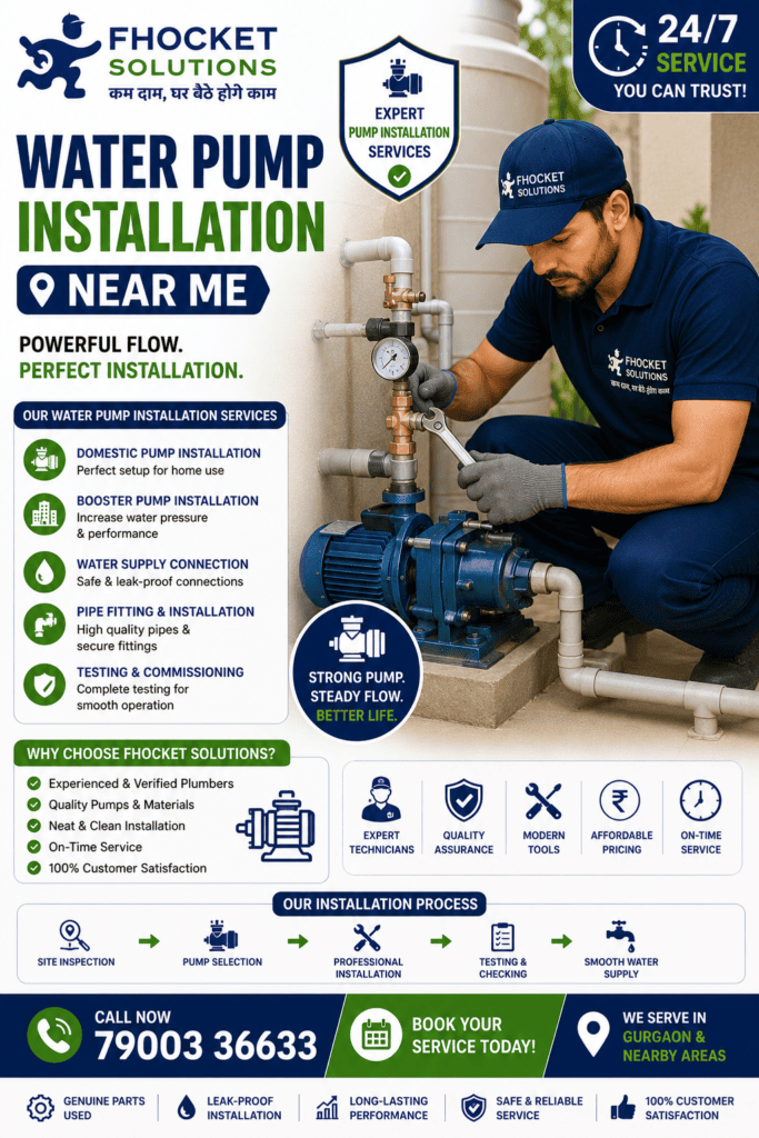 Water Pump Installation Near Me