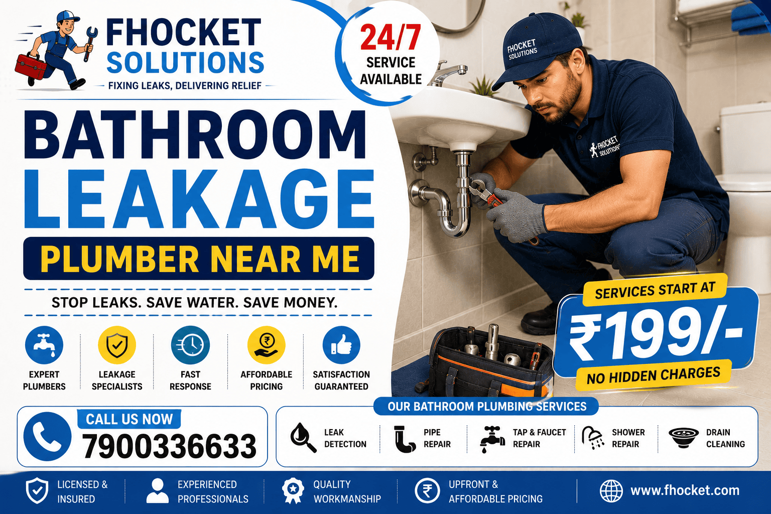 Bathroom Leakage Plumber Near Me