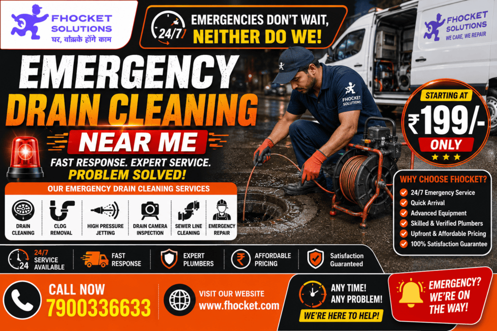 Emergency Drain Cleaning Near Me