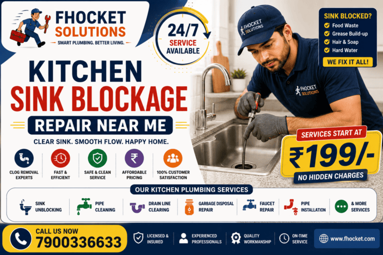 Kitchen Sink Blockage Repair Near Me