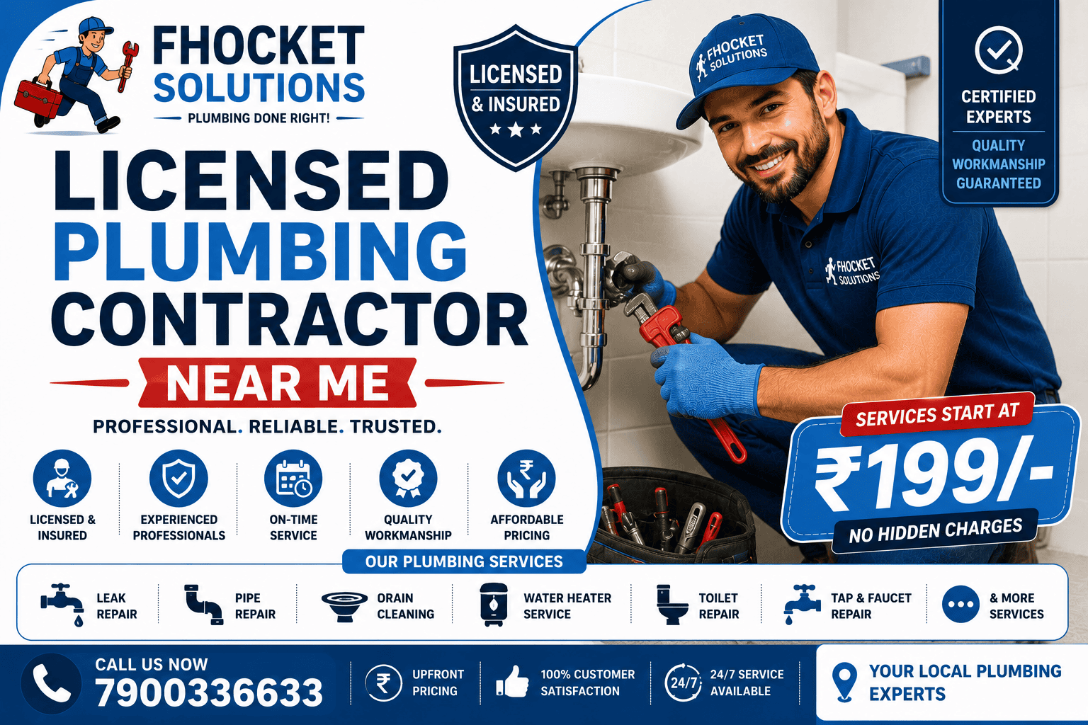 Licensed Plumbing Contractor Near Me