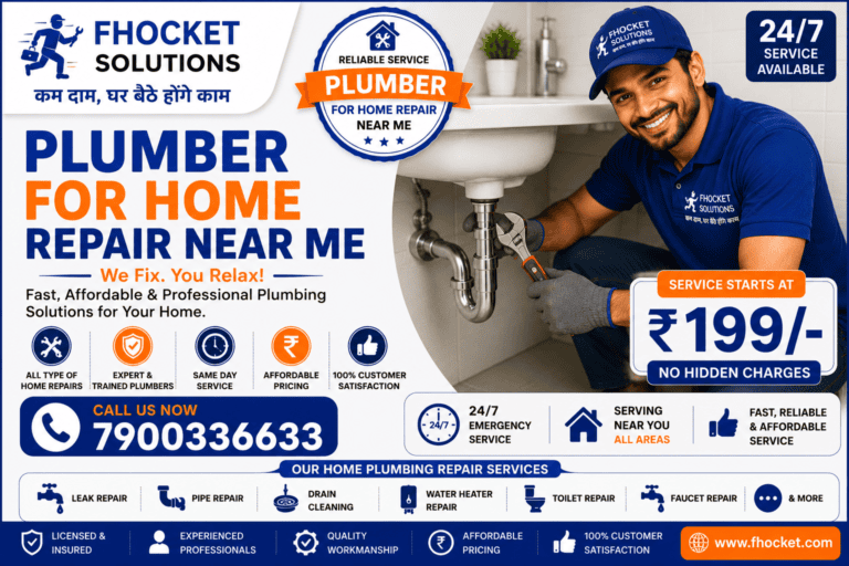 Plumber for Home Repair Near Me