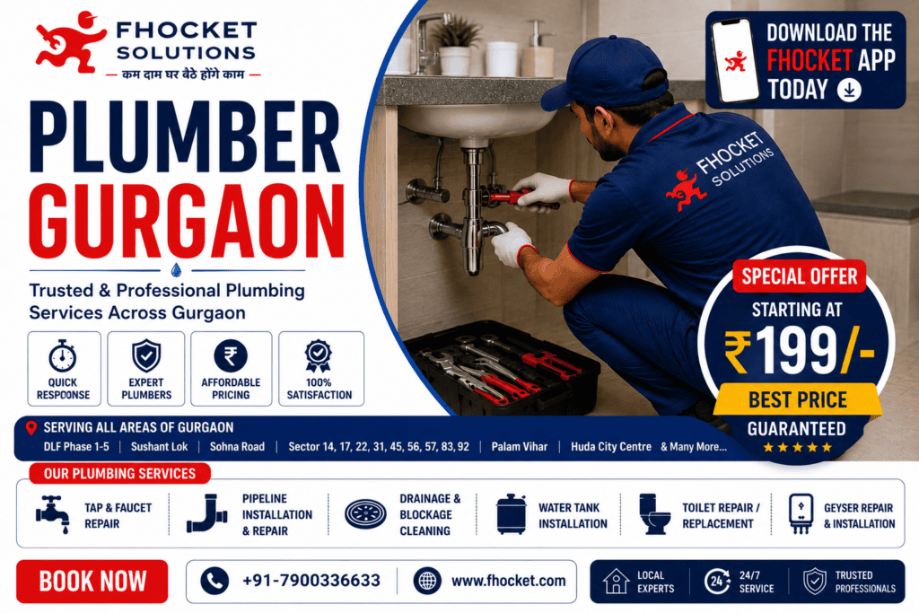 Plumber Sector 15 Gurgaon