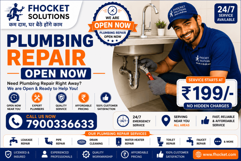 Plumbing Repair Open Now