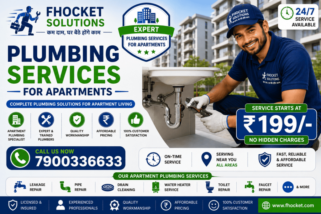 Plumbing Services for Apartments