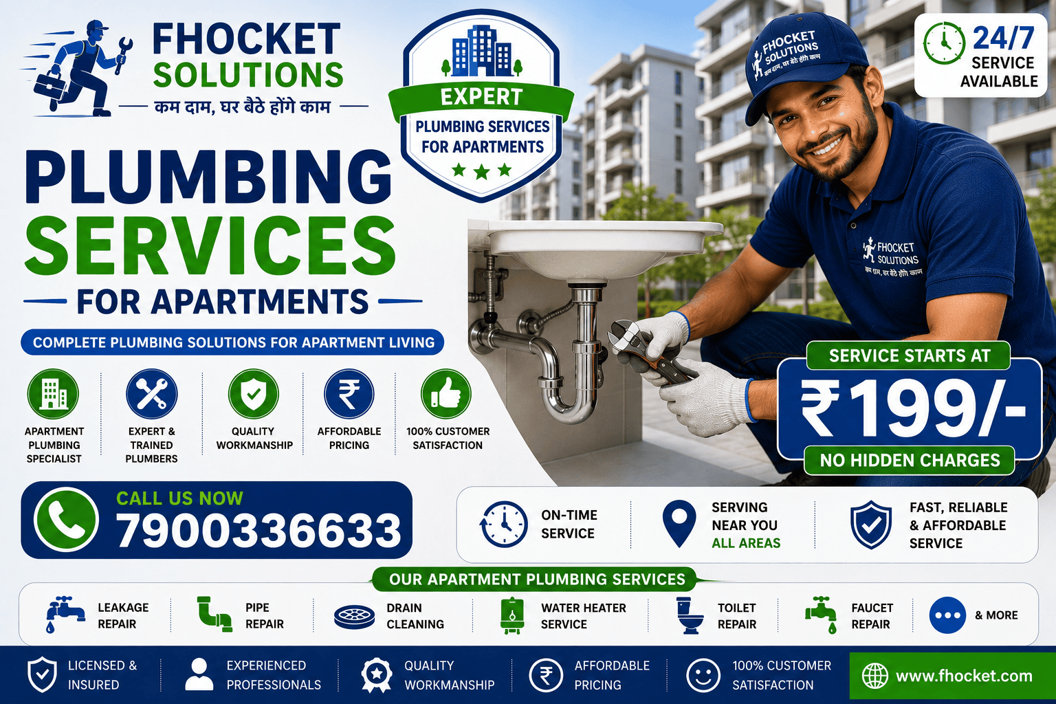 Plumbing Services for Apartments