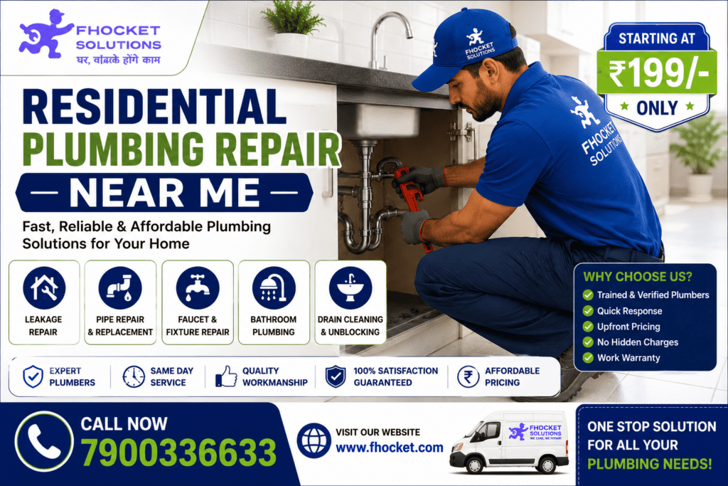 Residential Plumbing Repair Near Me
