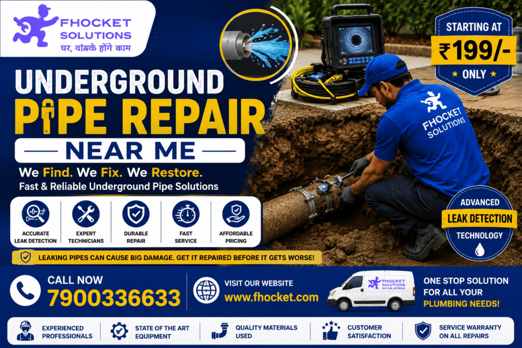 Underground Pipe Repair Near Me