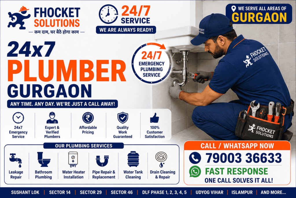 24x7 Plumber Gurgaon