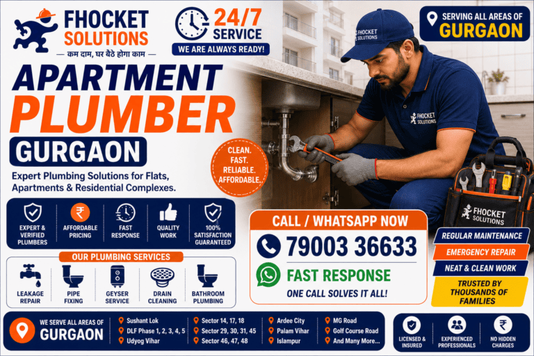 Apartment Plumber Gurgaon