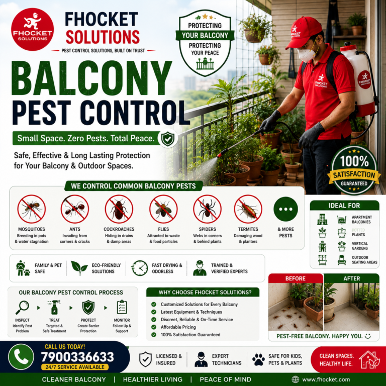 Balcony Pest Control