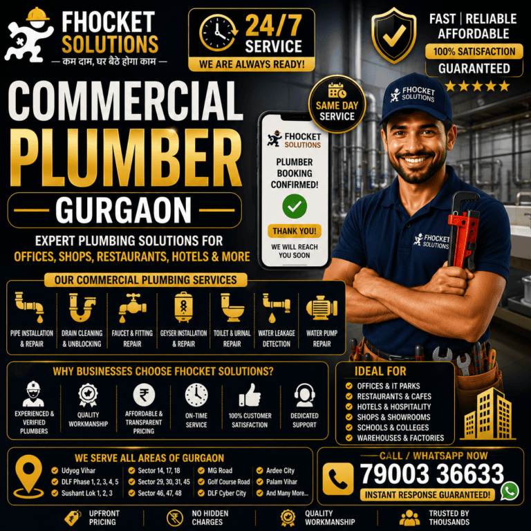Commercial Plumber Gurgaon