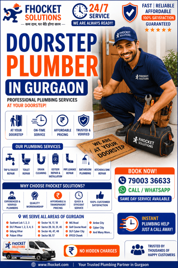 Doorstep Plumber Gurgaon