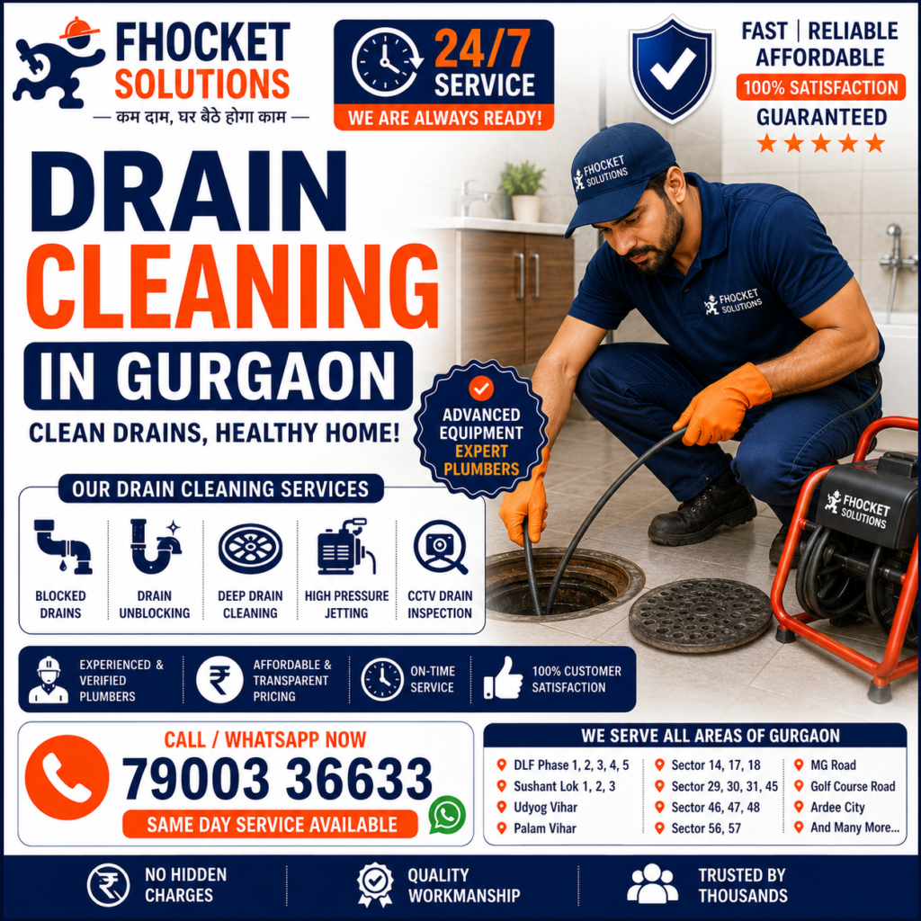 Drain Cleaning Gurgaon