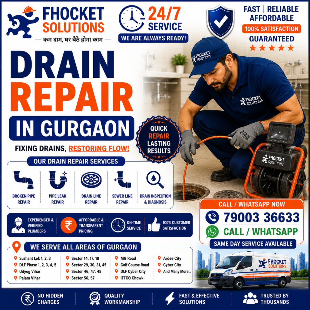 Drain Repair Gurgaon