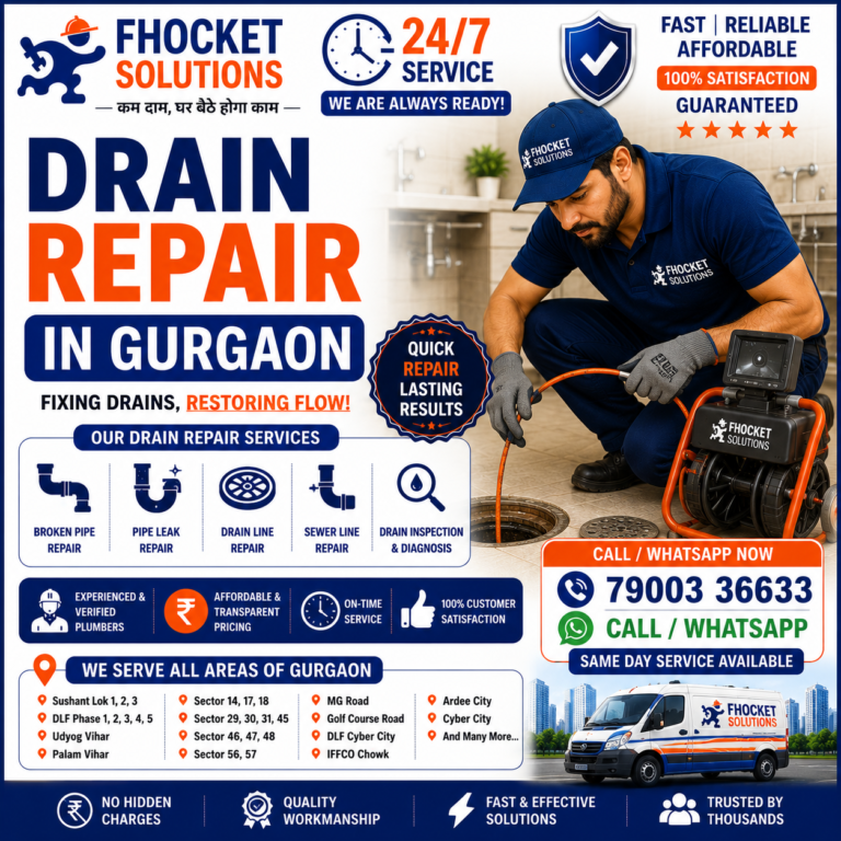 Drain Repair Gurgaon