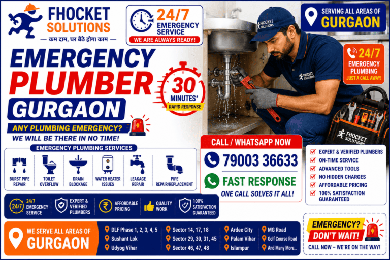 Emergency Plumber Gurgaon