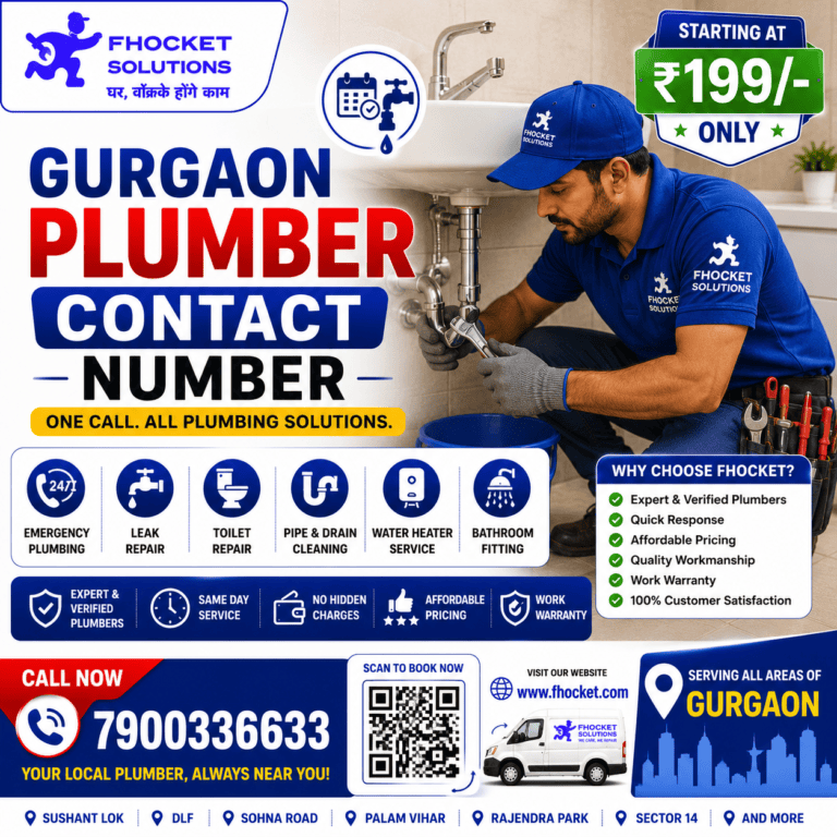 Gurgaon Plumber Contact Number