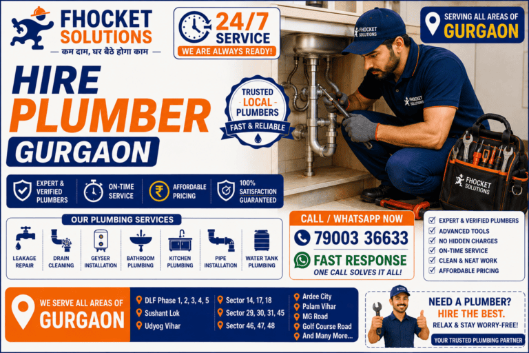 Hire Plumber Gurgaon