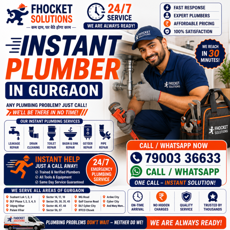 Instant Plumber Gurgaon