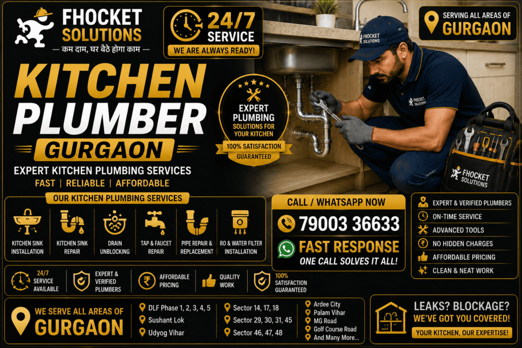 Kitchen Plumber Gurgaon