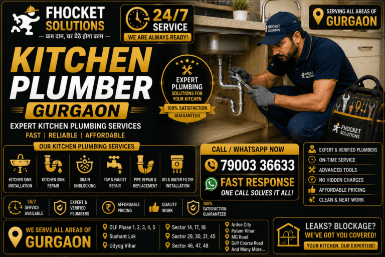 Kitchen Plumber Gurgaon