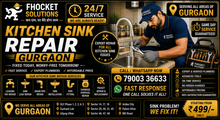 Kitchen Sink Repair Gurgaon