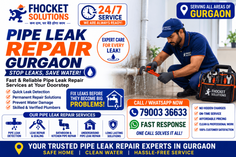 Pipe Leak Repair Gurgaon