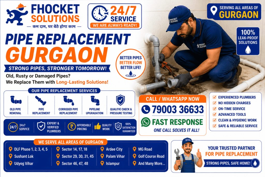 Pipe Replacement Gurgaon