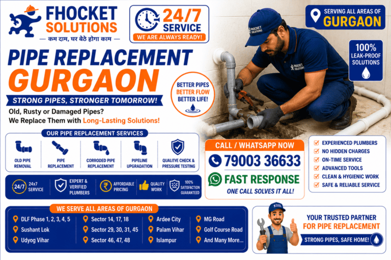 Pipe Replacement Gurgaon