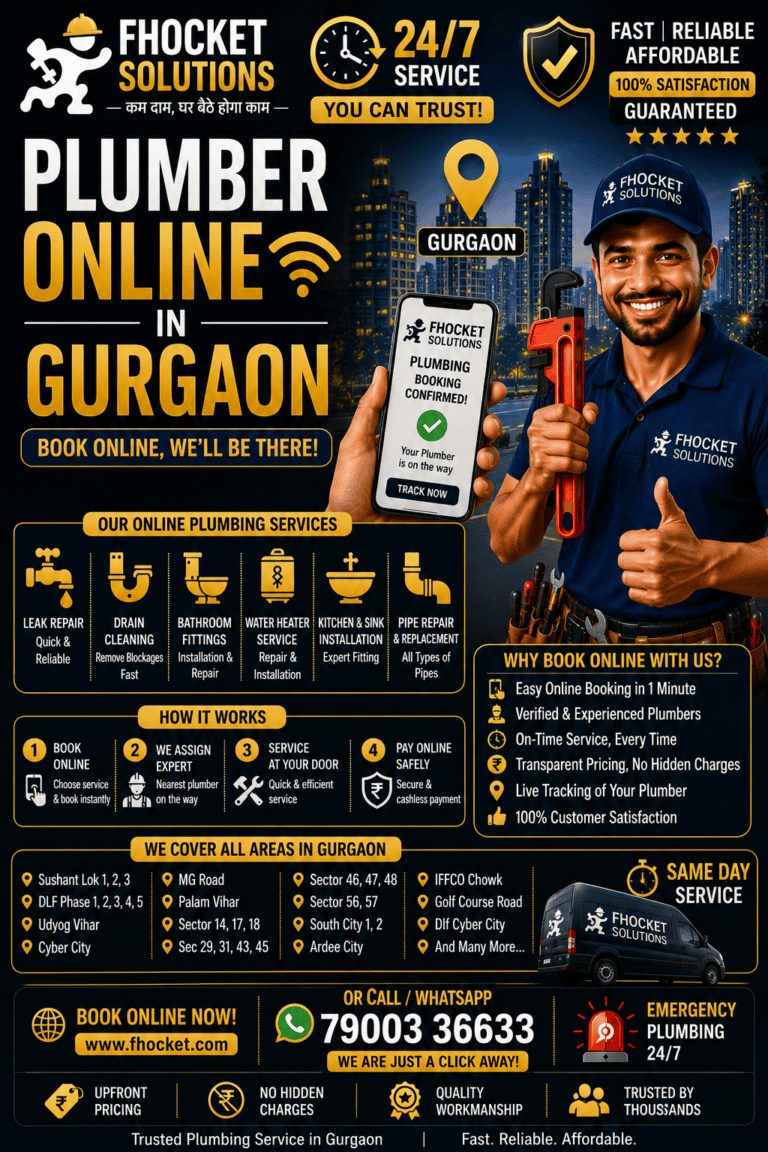 Plumber Online in Gurgaon