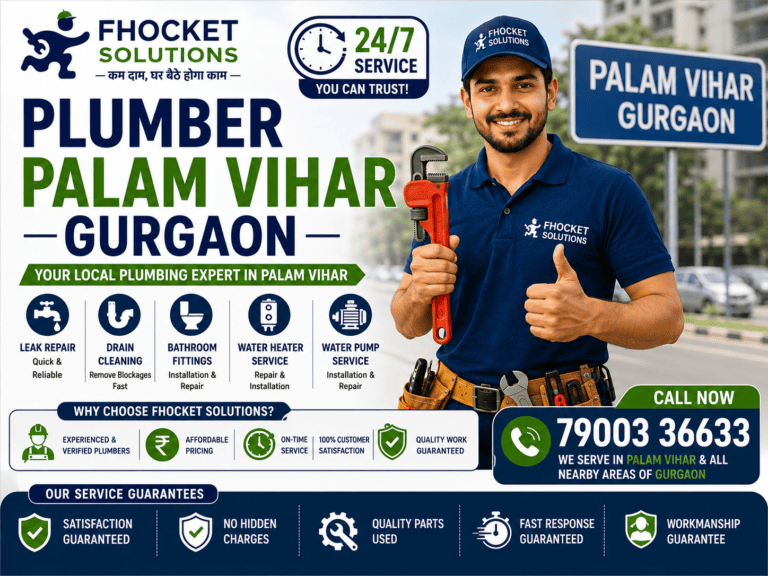 Plumber Palam Vihar Gurgaon