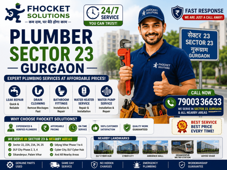 Plumber Sector 23 Gurgaon