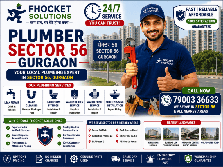 Plumber Sector 56 Gurgaon