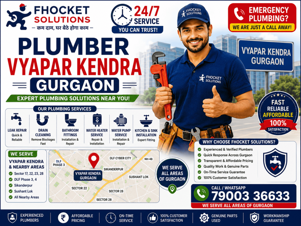 Plumber Vyapar Kendra Gurgaon