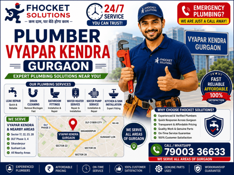 Plumber Vyapar Kendra Gurgaon