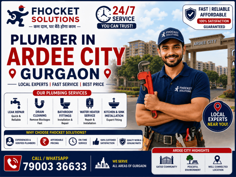 Plumber in Ardee City Gurgaon