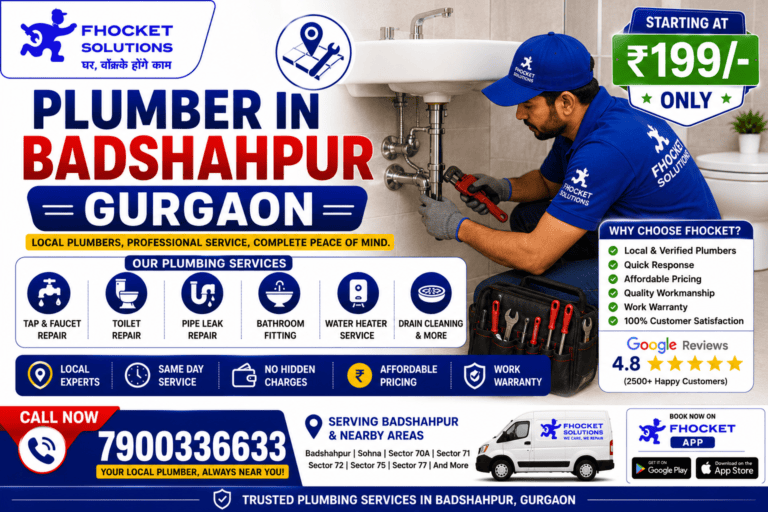 Plumber in Badshahpur Gurgaon