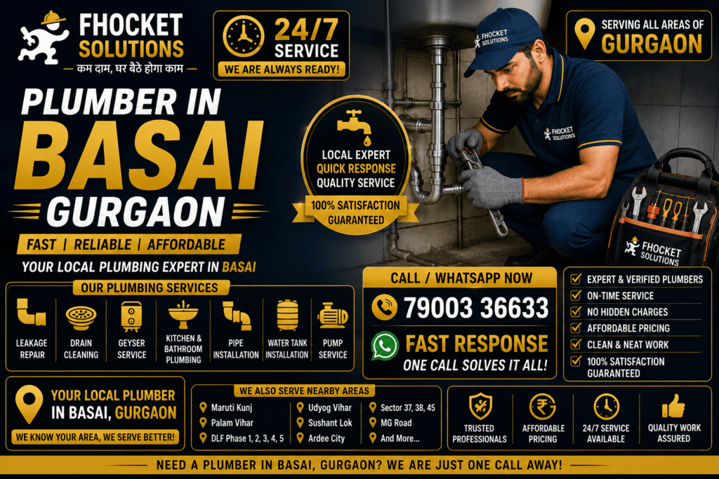Plumber in Basai Gurgaon