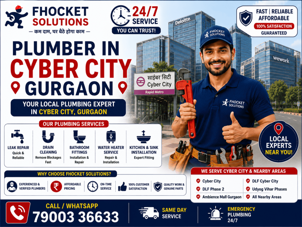 Plumber in Cyber City Gurgaon
