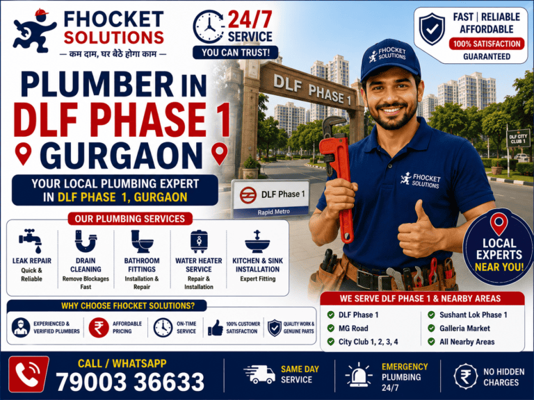 Plumber in DLF Phase 1 Gurgaon