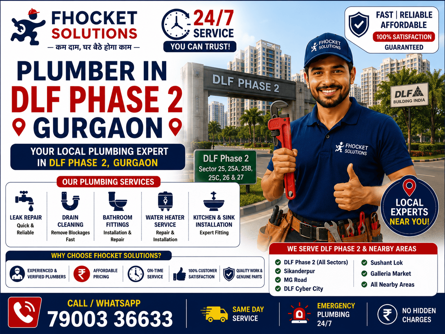 Plumber in DLF Phase 2 Gurgaon