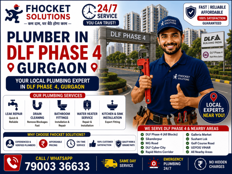 Plumber in DLF Phase 4 Gurgaon